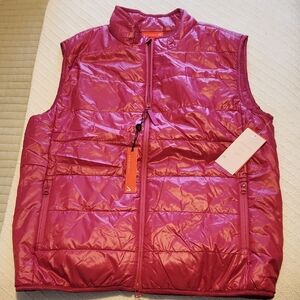 Men's Pink Puffer Vest
